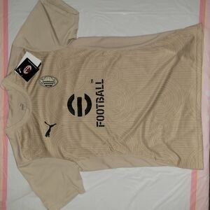 Puma Cream Jersey Short-Sleeved Performance Shirt